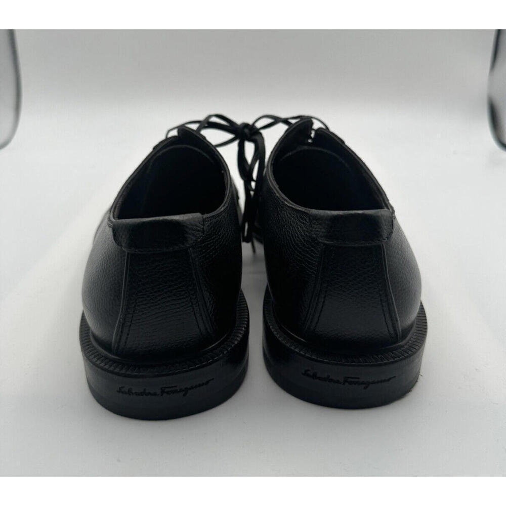 Salvatore Ferragamo Pebbled Leather Cap Toe Dress Shoe Size 7 EE - Picture 4 of 7